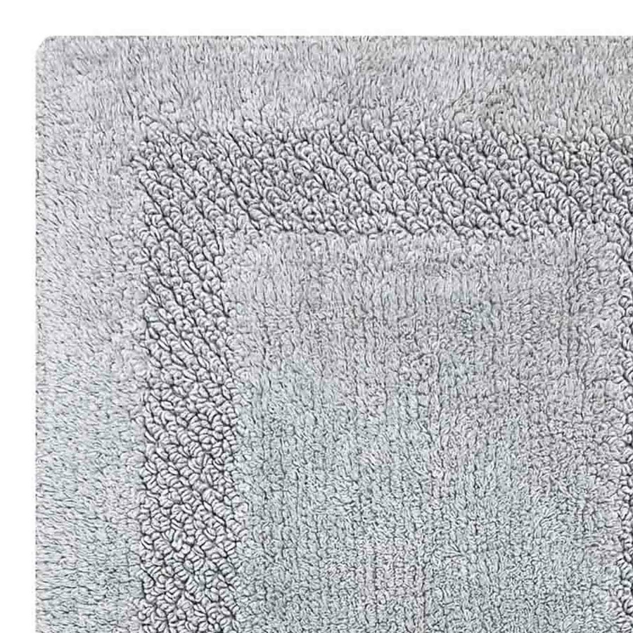 Rugs & Curtains * | Sale Grace Mitchell Grey Penny Textured Hotel Bath Rug, 20 30