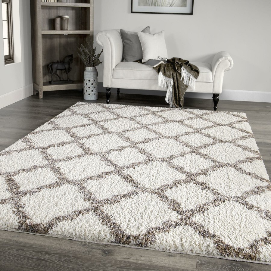 Rugs & Curtains * | Outlet Sale (C162) Windsor White Area Rug, 5 7