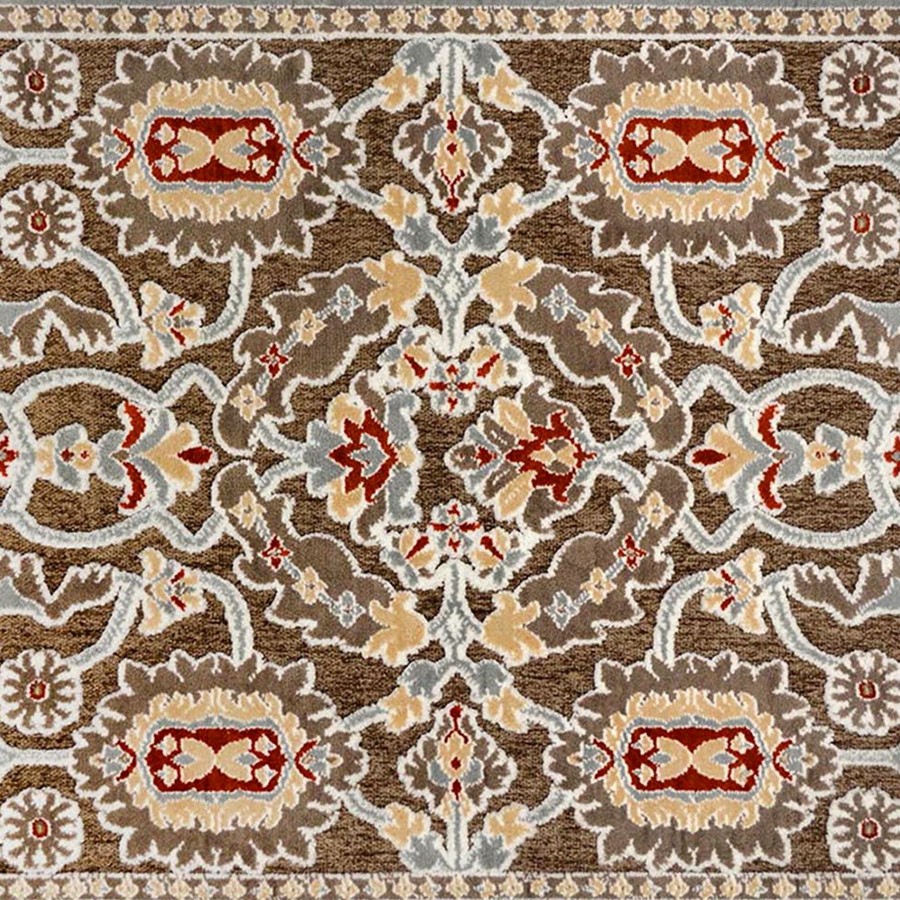 Rugs & Curtains * | Low Price Arrington Spice Red & Taupe Medallion High & Low Accent Rug, 2 4