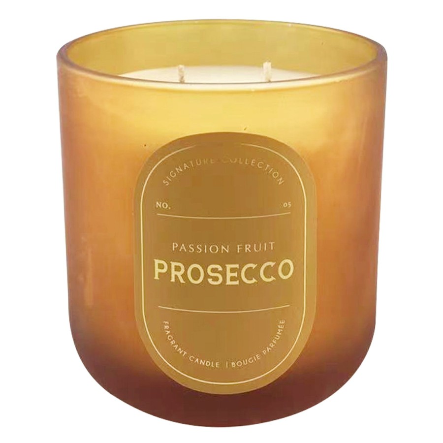 D Cor & Pillows * | Outlet Sale 2-Wick Passion Fruit Prosecco Scented Jar Candle, 12.5Oz