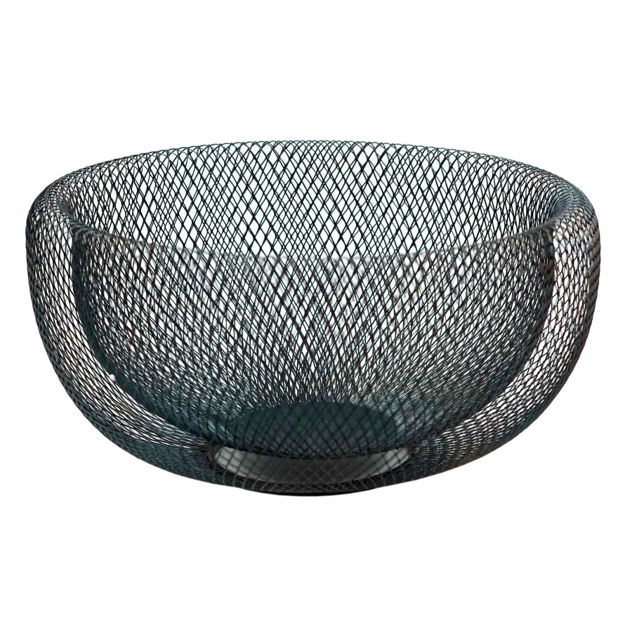 D Cor & Pillows * | Reliable Quality Grey Wire Bowl, 6