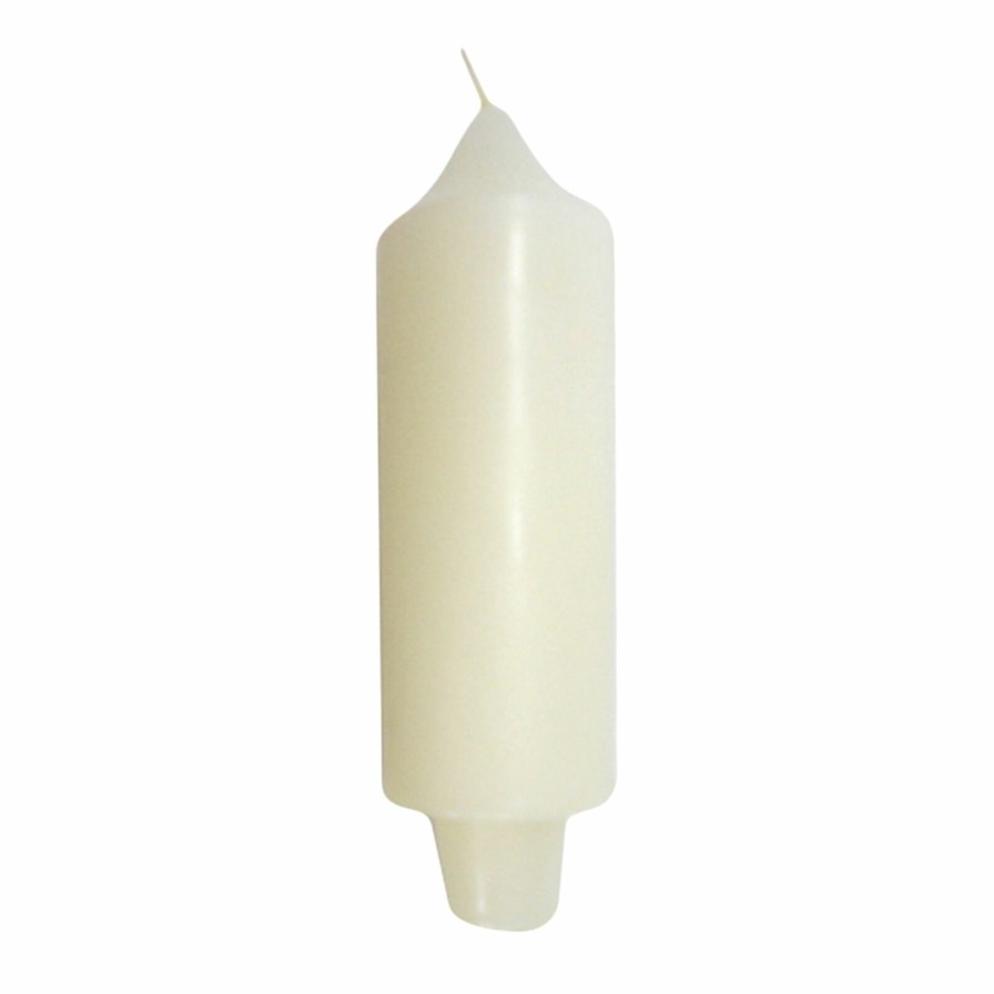 D Cor & Pillows * | Cheap Online Ivory Unscented Carriage Candle, 5