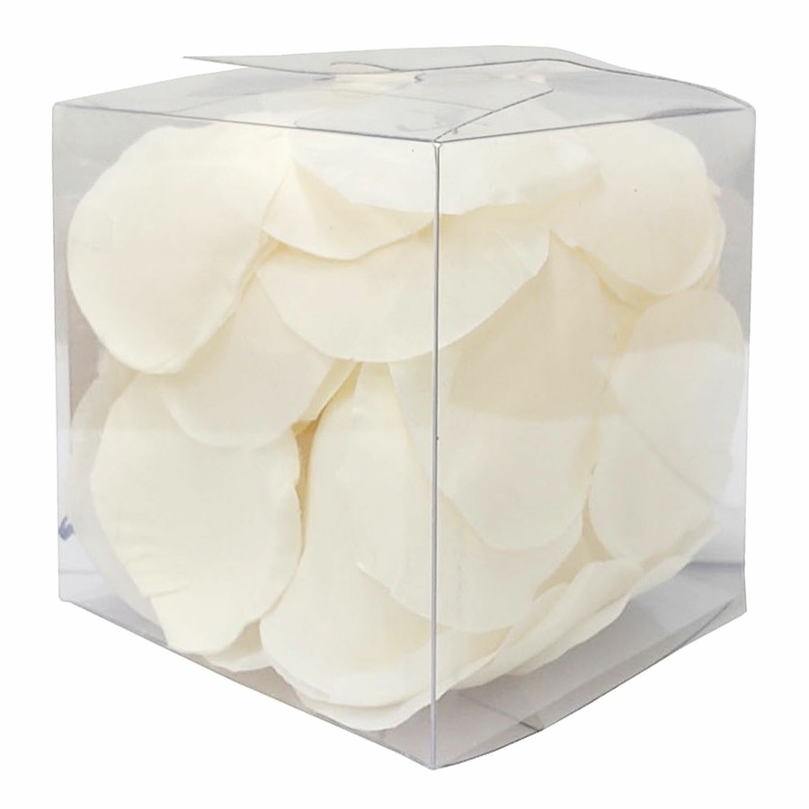 D Cor & Pillows * | Discount Sale Ivory Polyester Rose Petals