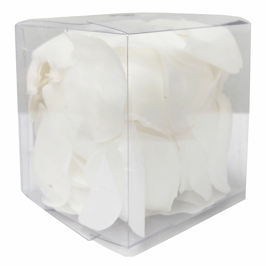 D Cor & Pillows * | Cheap Online White Polyester Rose Petals