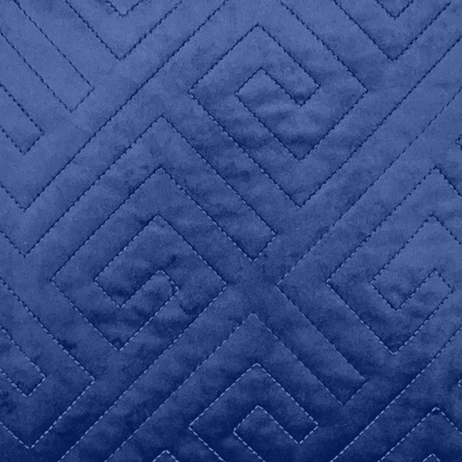 Pillows * | Outlet Sale Laila Ali Kellen Navy Quilted Throw Pillow, 18