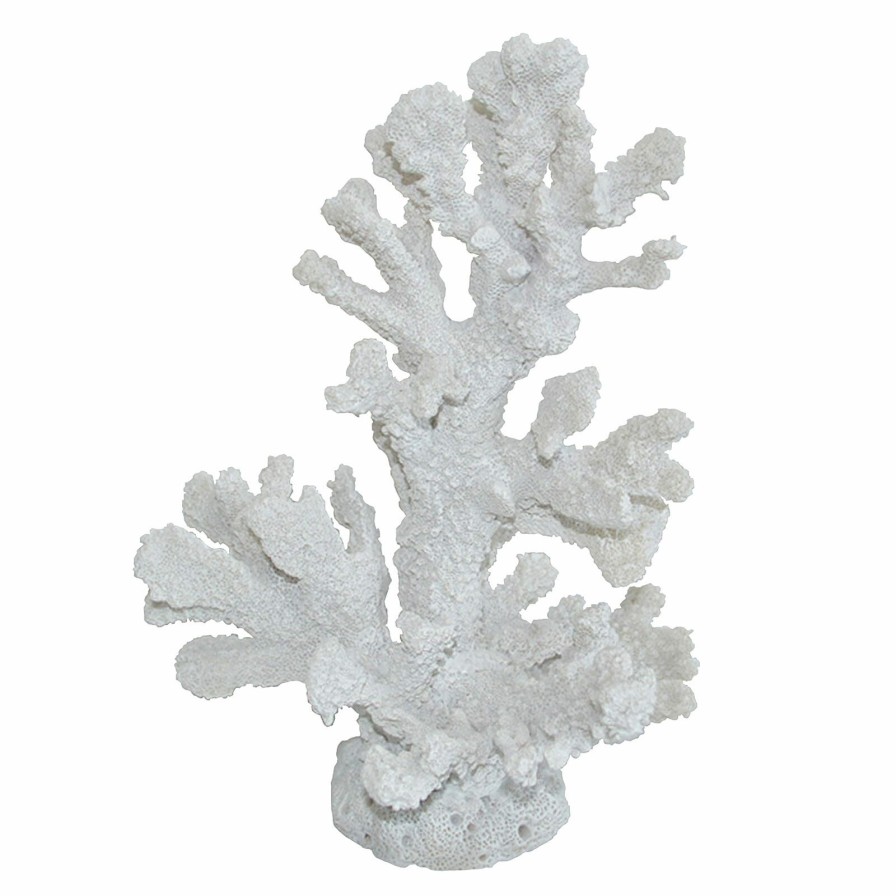 D Cor & Pillows * | Closeout Sale Ty Pennington White Coral Figurine, 9.5