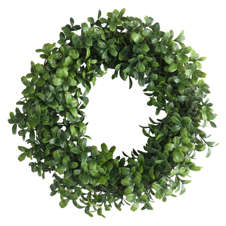 D Cor & Pillows * | Top Sellers Boxwood Wreath, 10