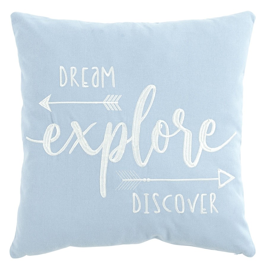 Pillows * | Discount Sale Blue Dream Explore Discover Throw Pillow, 18