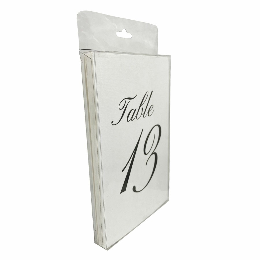 D Cor & Pillows * | Original Table Number 13-24 Script 4X6