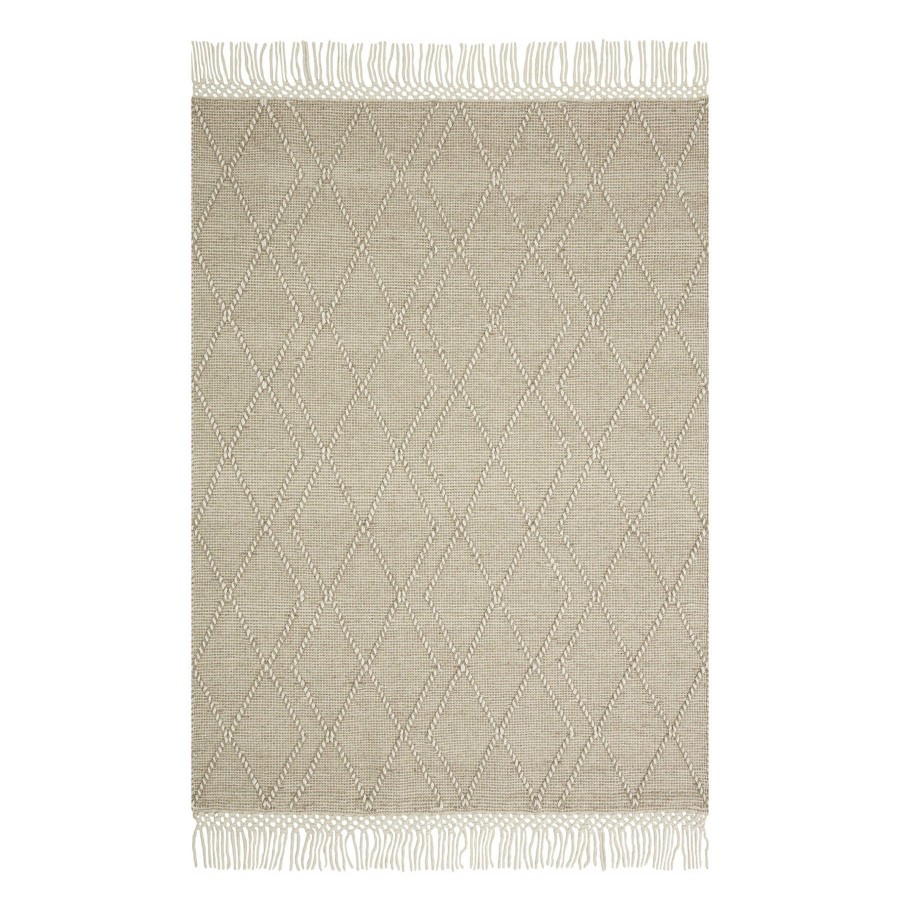 Rugs & Curtains * | Top Sellers (B778) Noe Beige Diamond Design Area Rug, 5 7