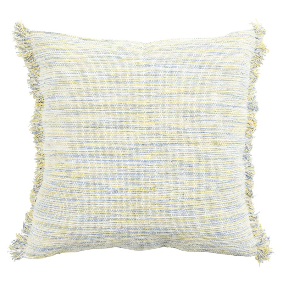 Pillows * | Exclusive Design Tracey Boyd Brella Striped Yellow Throw Pillow, 18