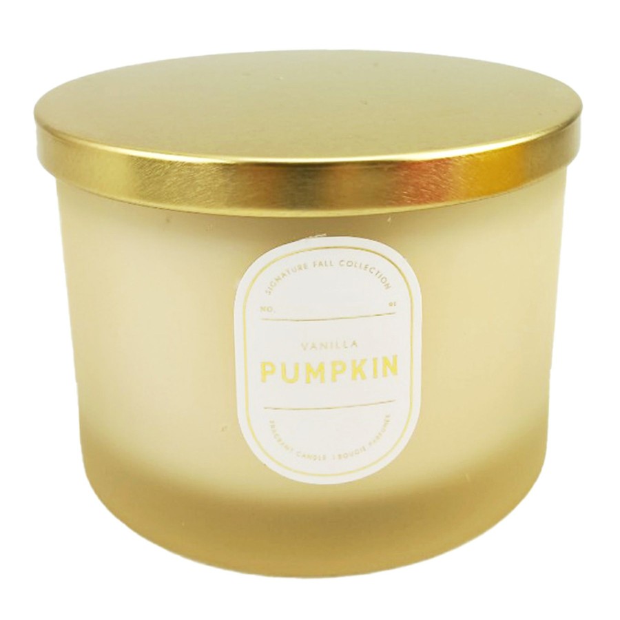 D Cor & Pillows * | Attractive Vanilla Pumpkin Scented Jar Candle, 16Oz