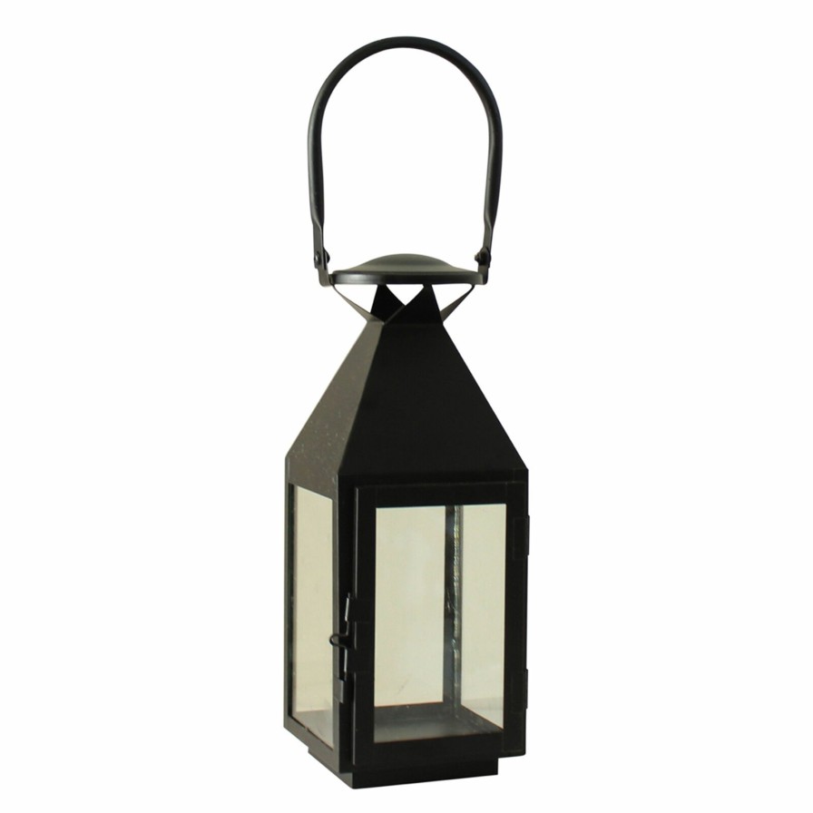 D Cor & Pillows * | Original Black Metal Lantern, 13