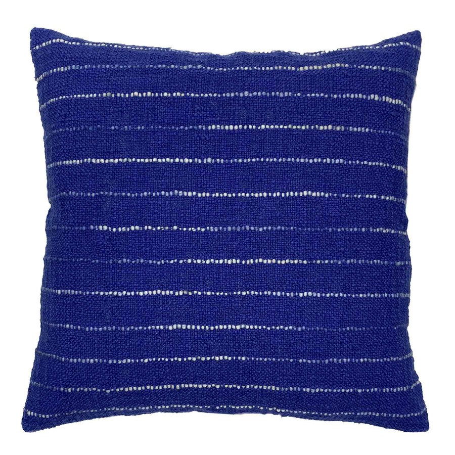 Pillows * | Exclusive Tracey Boyd Blue Space Striped Throw Pillow, 18