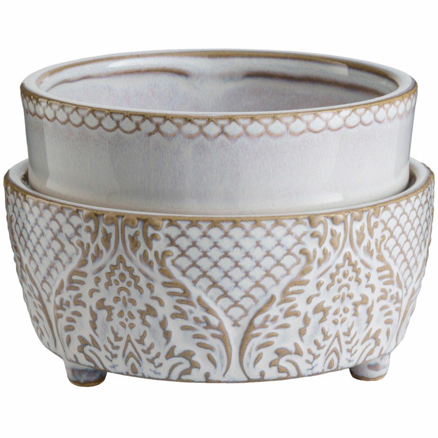 D Cor & Pillows * | Exclusive Design Vintage 2-In-1 Wax Warmer