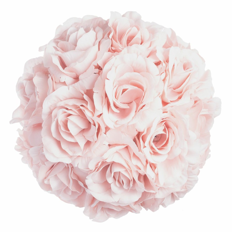 D Cor & Pillows * | Top Sellers Faux Rose Kissing Ball