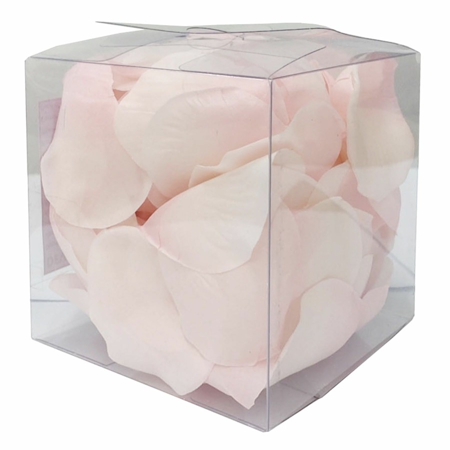 D Cor & Pillows * | Discount Sale Pink Polyester Rose Petals