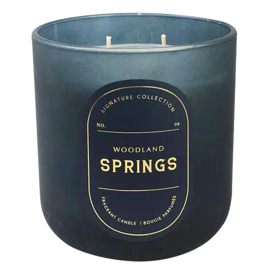 D Cor & Pillows * | Reliable Quality 2-Wick Woodland Springs Scented Jar Candle, 12.5Oz