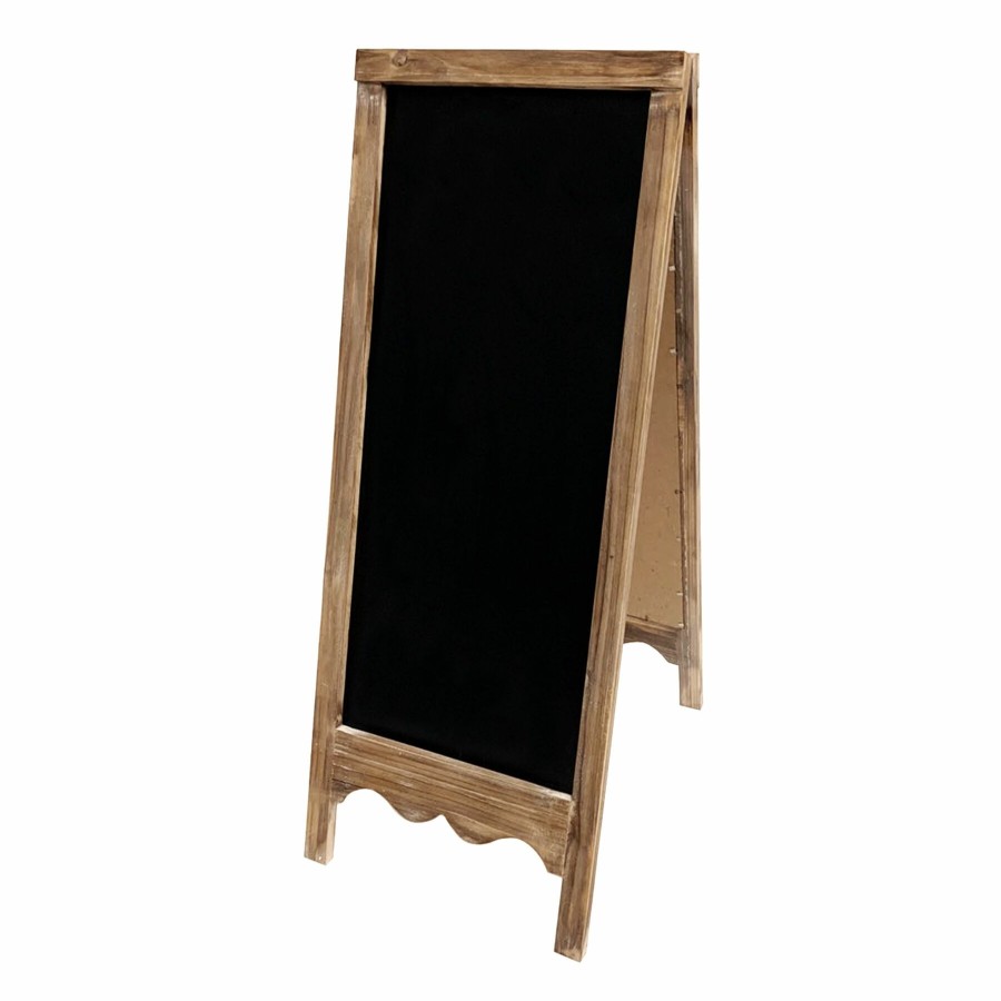 D Cor & Pillows * | Reliable Quality Double Sided Wood Chalkboard, 33