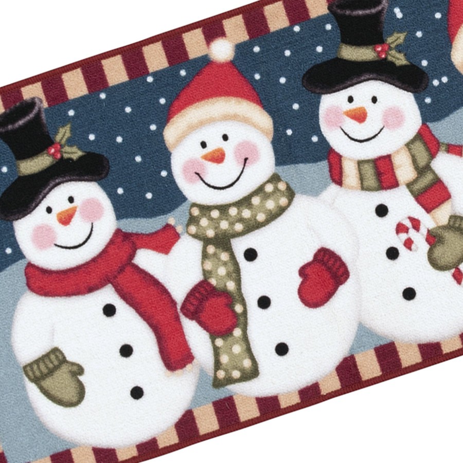 Rugs & Curtains * | Exclusive Design Snowman Friends Scatter Rug, 20 48