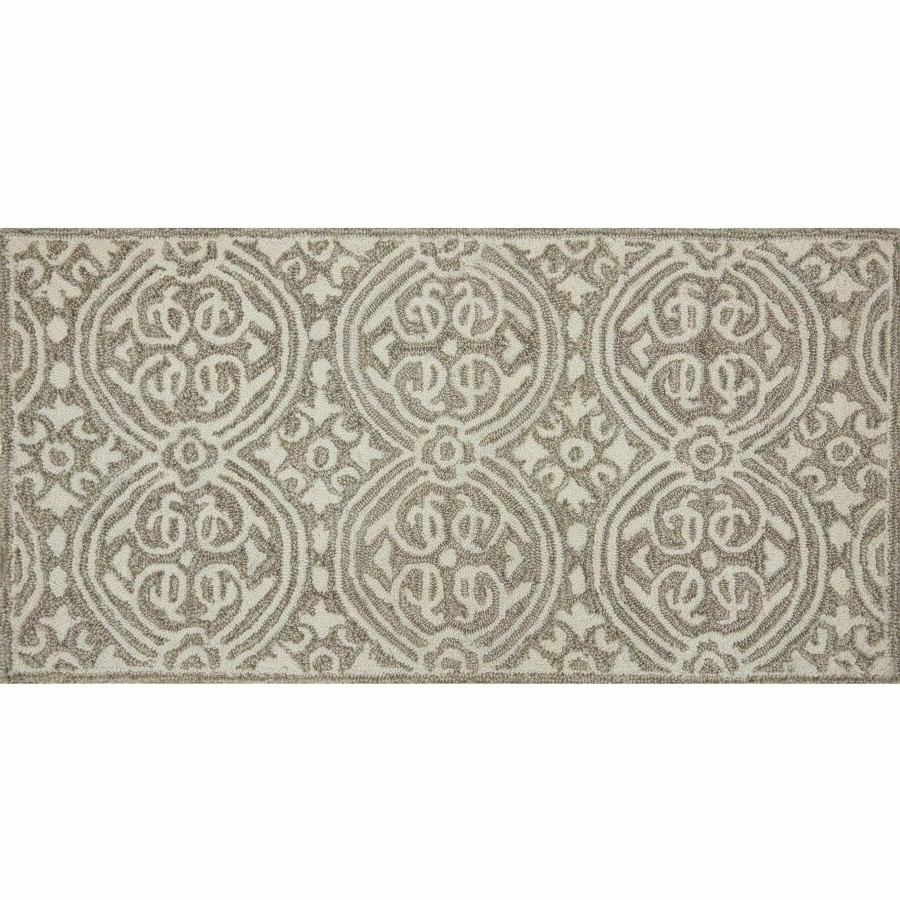 Rugs & Curtains * | Low Price Verona Trellis Silver Kitchen Mat, 20 40