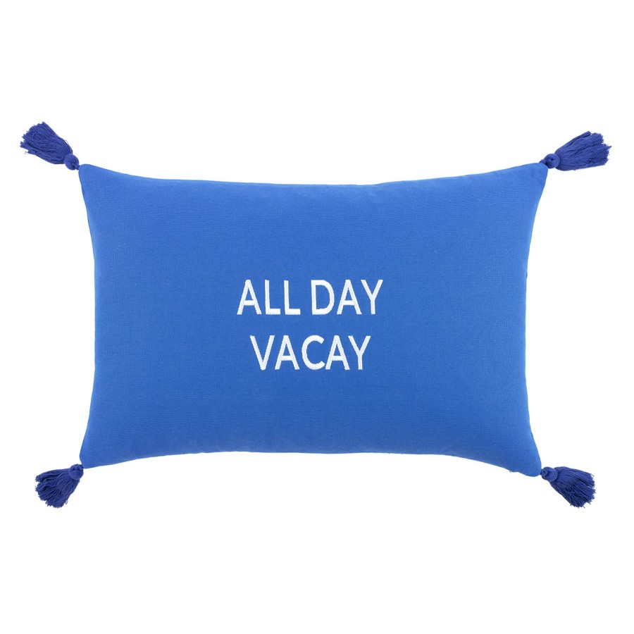 Pillows * | Discount Sale Tracey Boyd Blue All Day Vacay Throw Pillow, 13 20