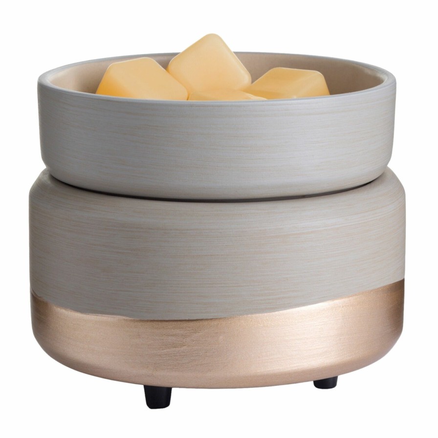 D Cor & Pillows * | Best Sellers Gold Dip 2 In 1 Wax Warmer