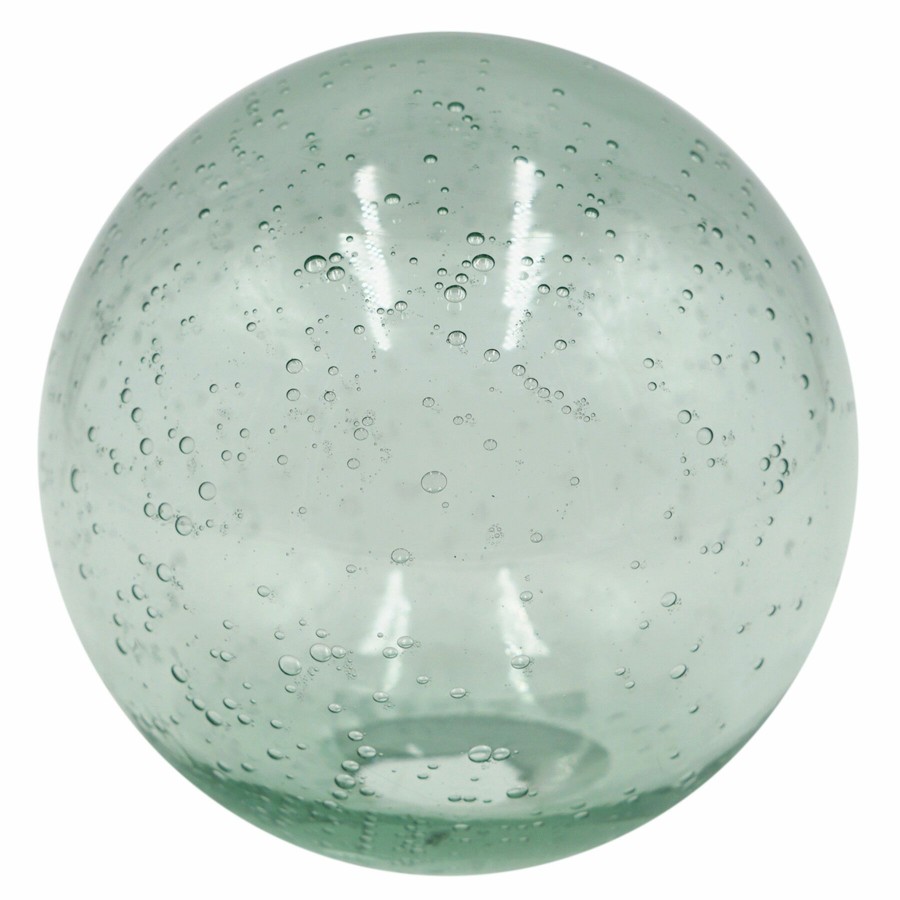 D Cor & Pillows * | Best Sellers Green Bubble Recycled Glass Ball, 5