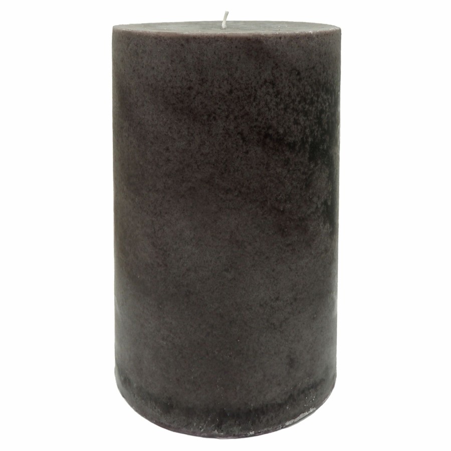 D Cor & Pillows * | Low Price Cedar Patchouli 4X6 Solid Pillar Candle