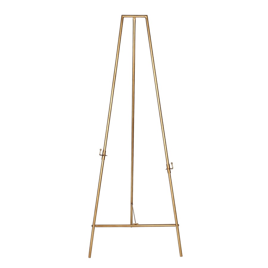 D Cor & Pillows * | Attractive Gold Metal Easel, 56