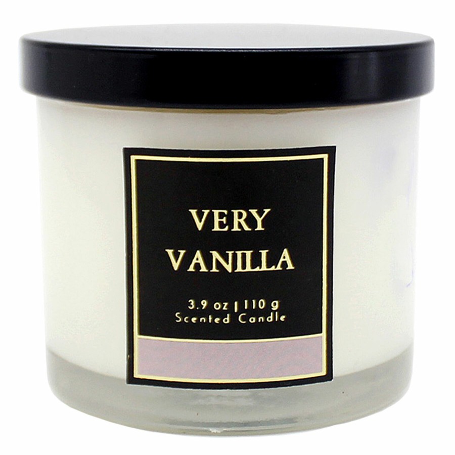 D Cor & Pillows * | Outlet Sale Very Vanilla Scented Jar Candle, 3.9Oz