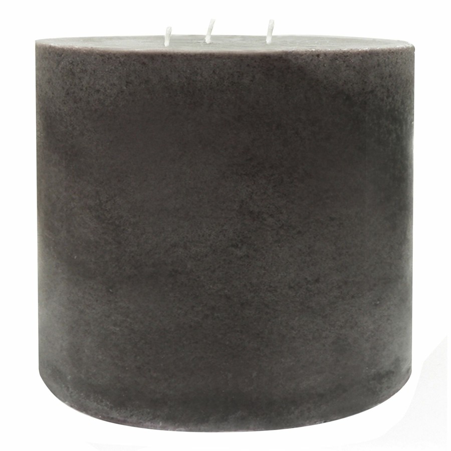 D Cor & Pillows * | Flash Sale Cedar Patchouli 6X5 Solid Pillar Candle