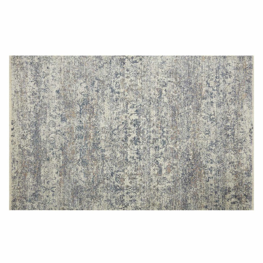 Rugs & Curtains * | Exquisite Gifts (A476) Honeybloom Blue Abstract Area Rug, 7 9