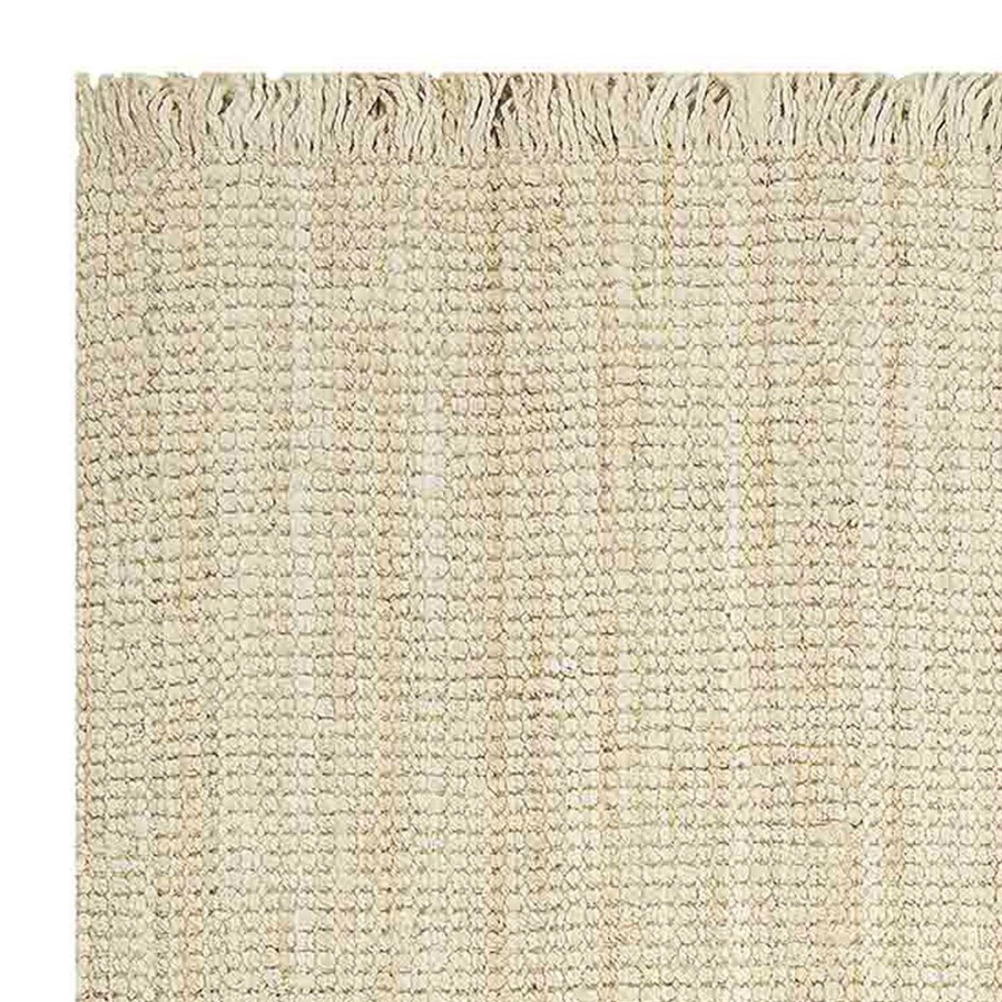 Rugs & Curtains * | Exquisite Gifts Fairfax Bleach Jute Accent Rug, 27 45